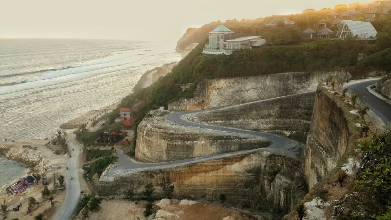 Enjoying the Beauty of Melasti Beach Cliffs