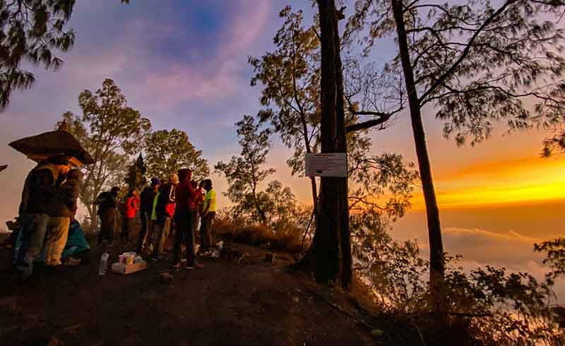 The Atmosphere is Around The Nature of Mount Abang Kintamani