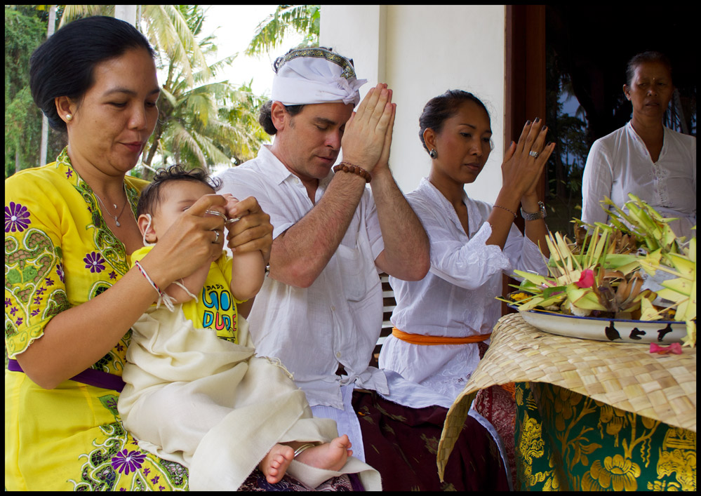 Series of Activities in the Otonan Ceremony in Bali