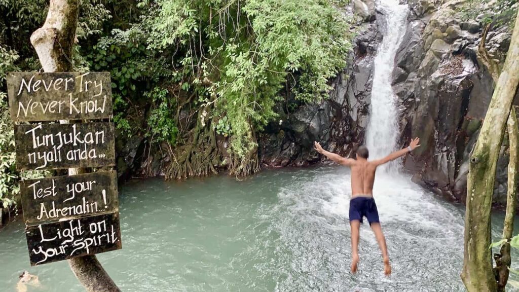 Kroya Waterfall Tourist Attraction Visited by Foreign Tourists