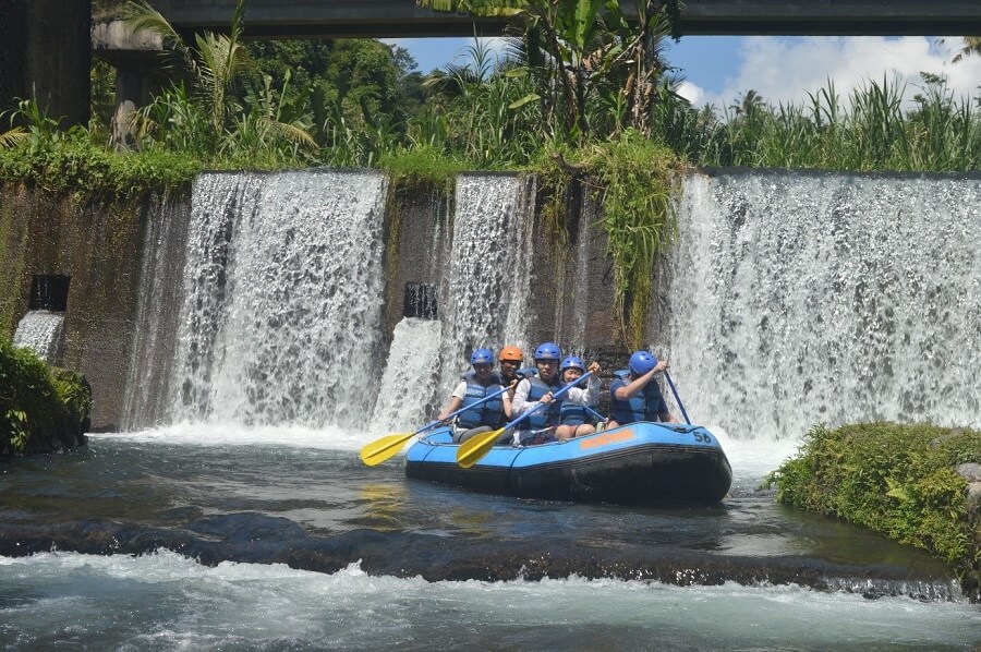 Telaga Waja River is the Best Rafting Place
